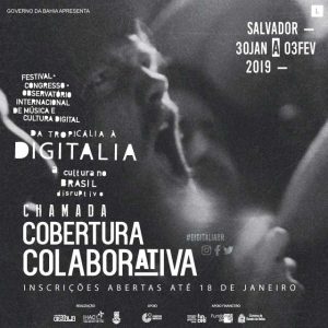 INSCREVA-SE para Cobertura Colaborativa  #Digitalia2019